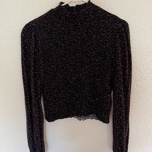 Wild Fable Size M Mock Turtleneck Long Sleeve